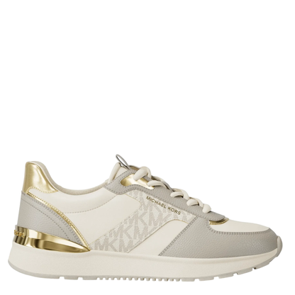 Tenis Michael Kors Remy Trainer Faux Leather Vanilla Combo