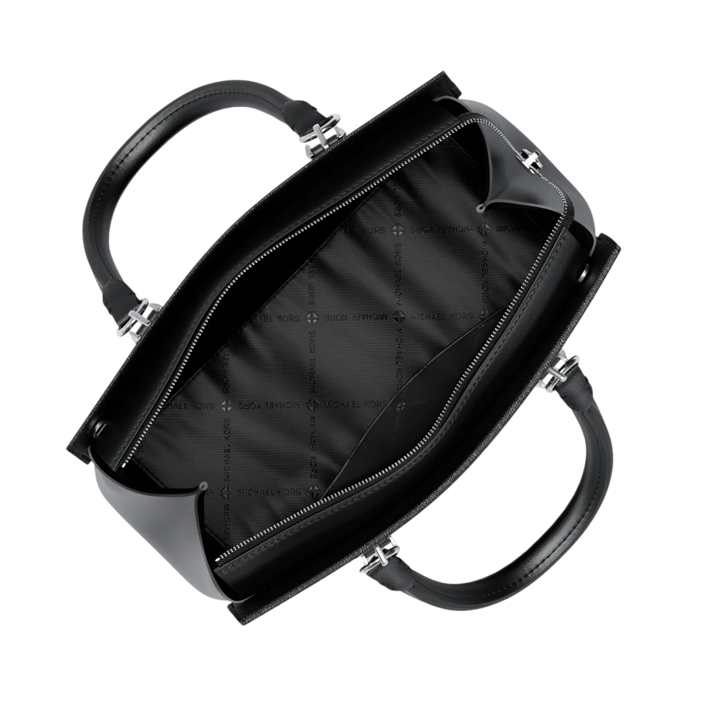Bolsa Michael Kors Marilyn Medium Saffiano Leather Satchel Black