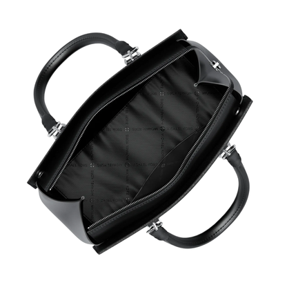 Bolsa Michael Kors Marilyn Medium Saffiano Leather Satchel Black