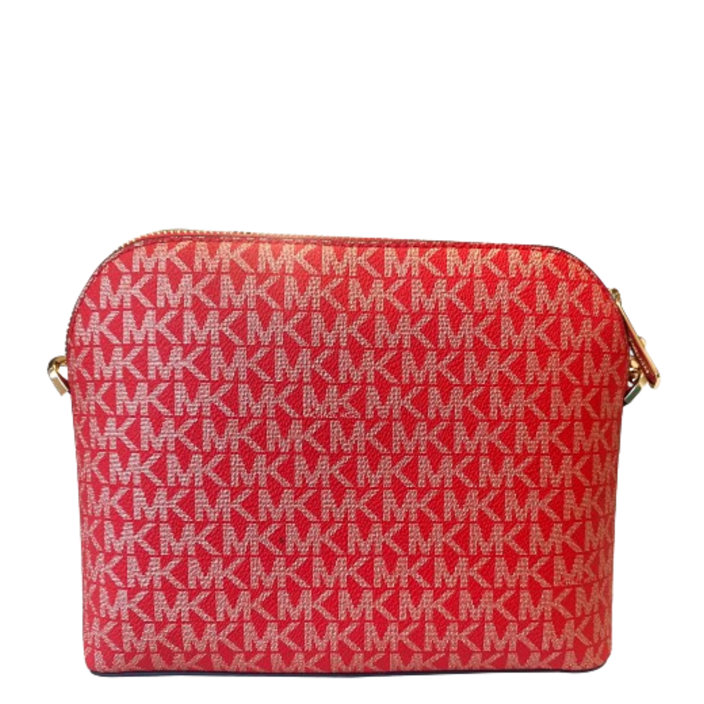 Bolsa Michael Kors Jet Set Travel Medium Logo Dome Crossbody Red