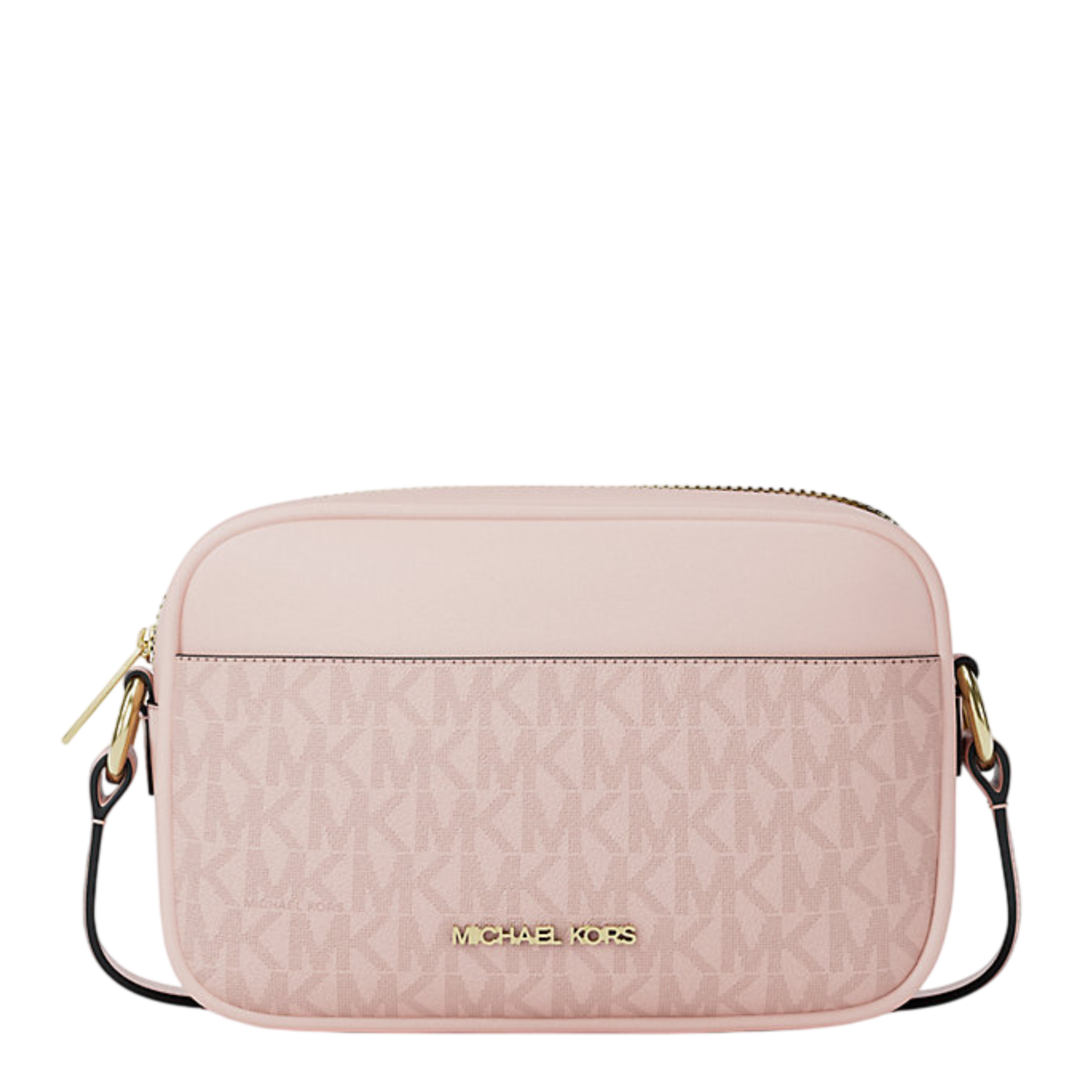 Bolsa Michael Kors Jet Set Small Signature Logo Camera Crossbody Bag