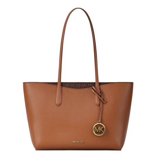 Bolsa Michael Kors Arden Large Pebbled Leather Tote Bag Brown