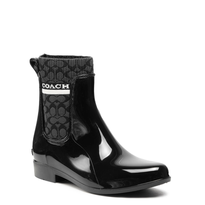 Botas Coach Rivington Rain Bootie Black
