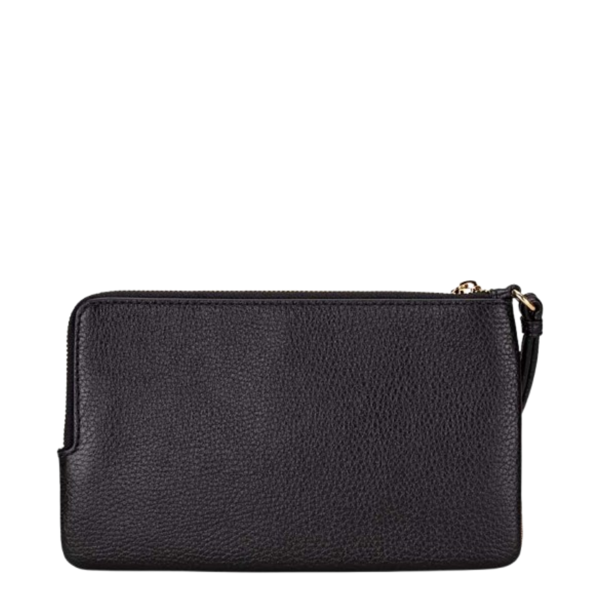 Monedero Coach Double Zip Leather Black Furore