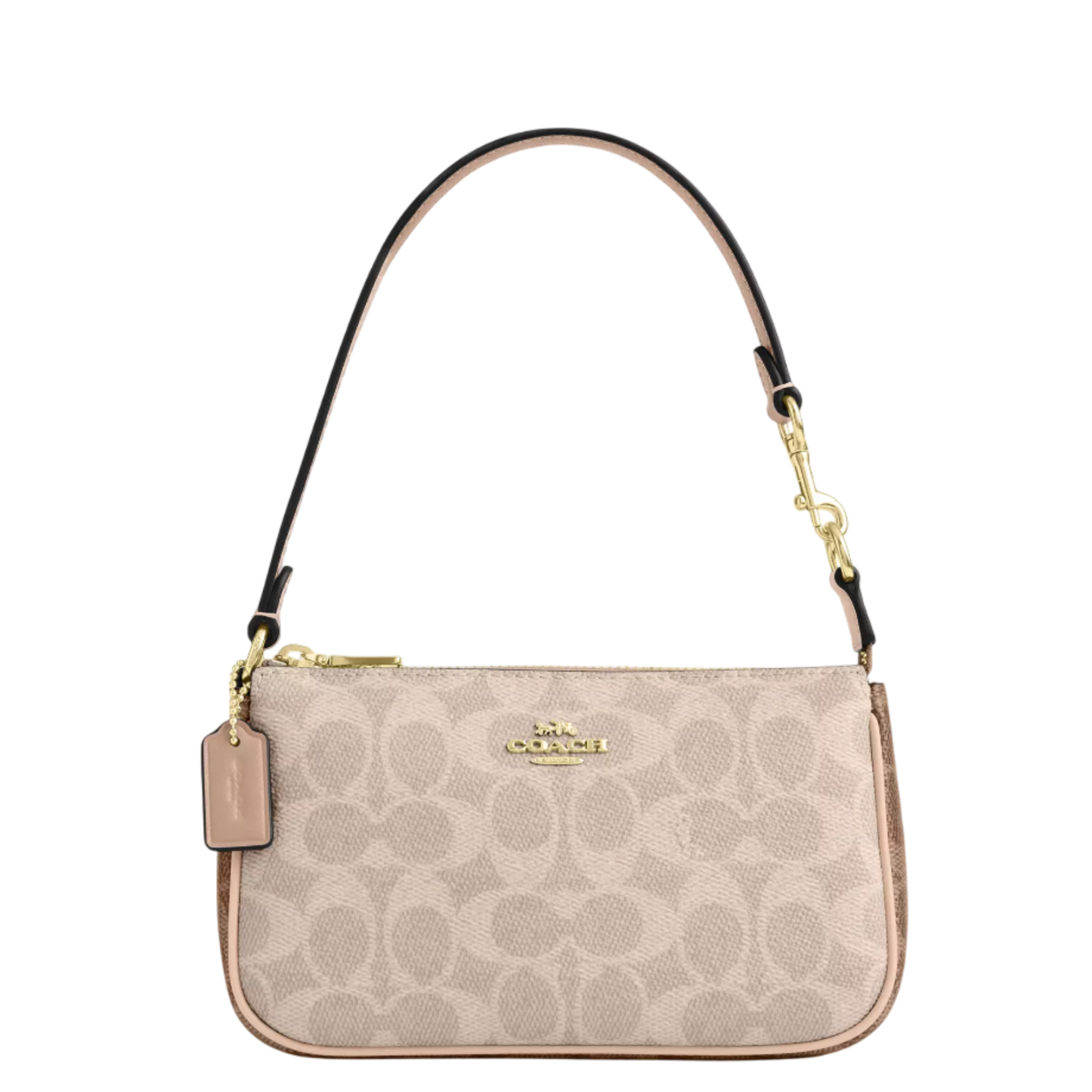 Bolsa Coach Nolita 19 In Blocked Signature Canvas Sand Tan