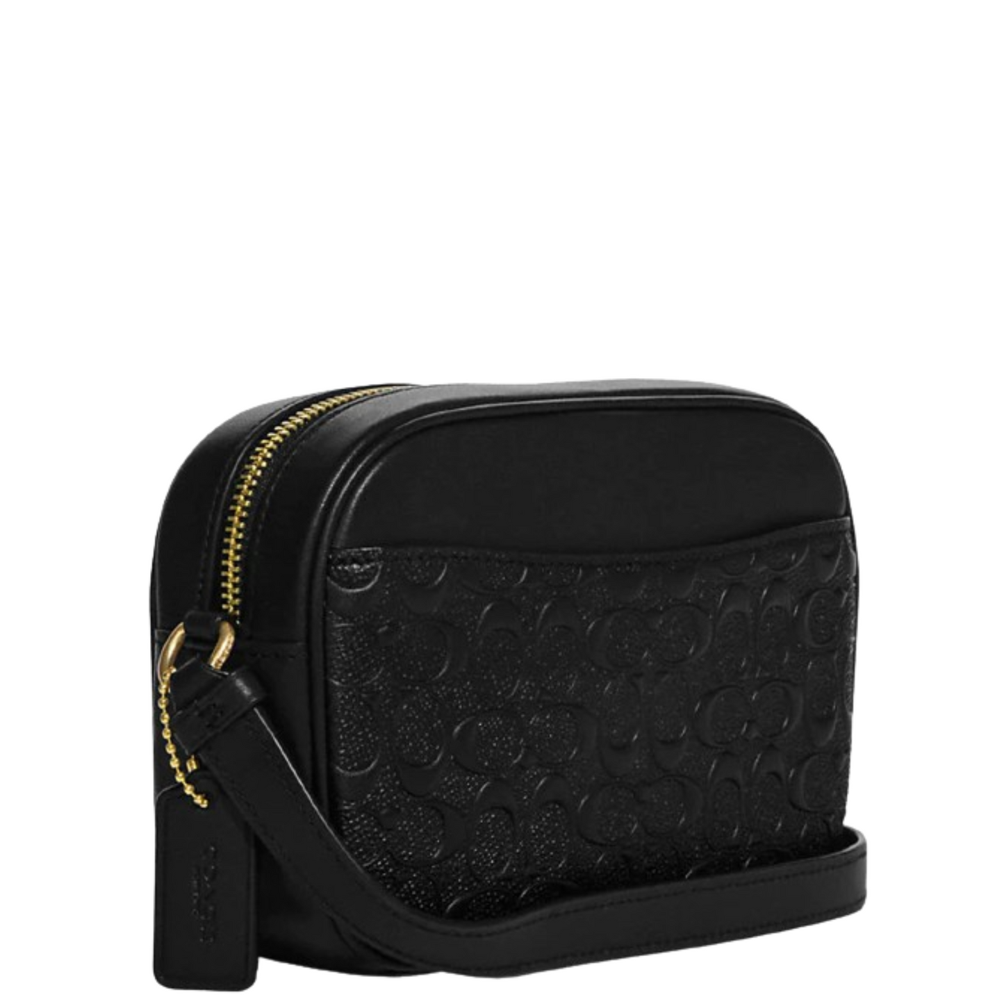 Bolsa Mini Jamie Camera Bag In Signature Leather Black