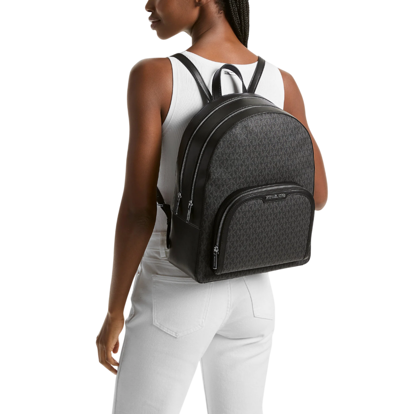 Mochila Michael Kors Jaycee Large Logo Black