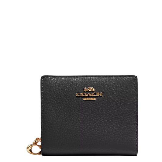 Cartera Coach Snap Wallet Black