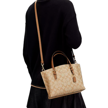 Bolsa Coach Mollie Tote 25 In Signature Canvas