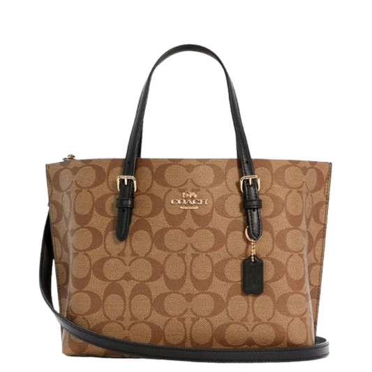 Bolsa Coach Mollie Tote 25 Signature Canvas