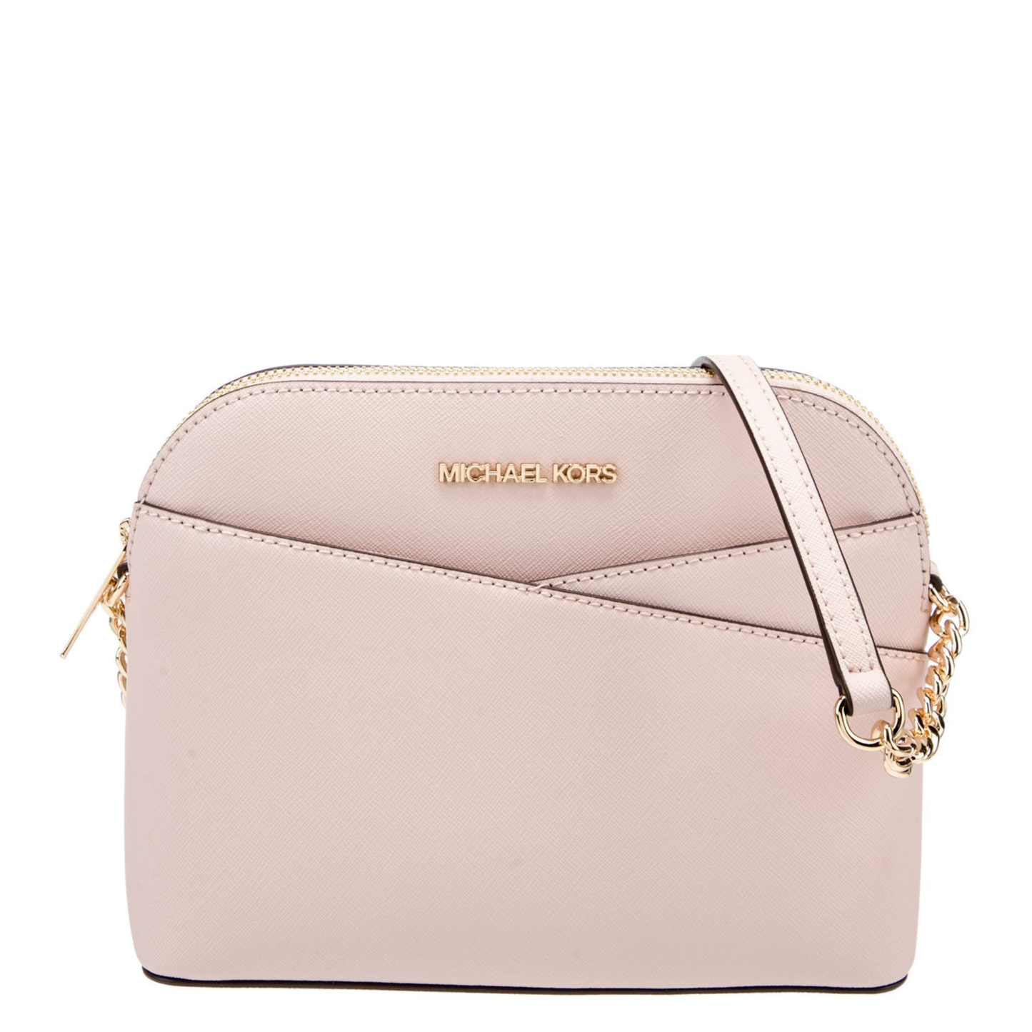 Bolsa Michael Kors Jet Set Travel Medium Logo Dome Crossbody Bag