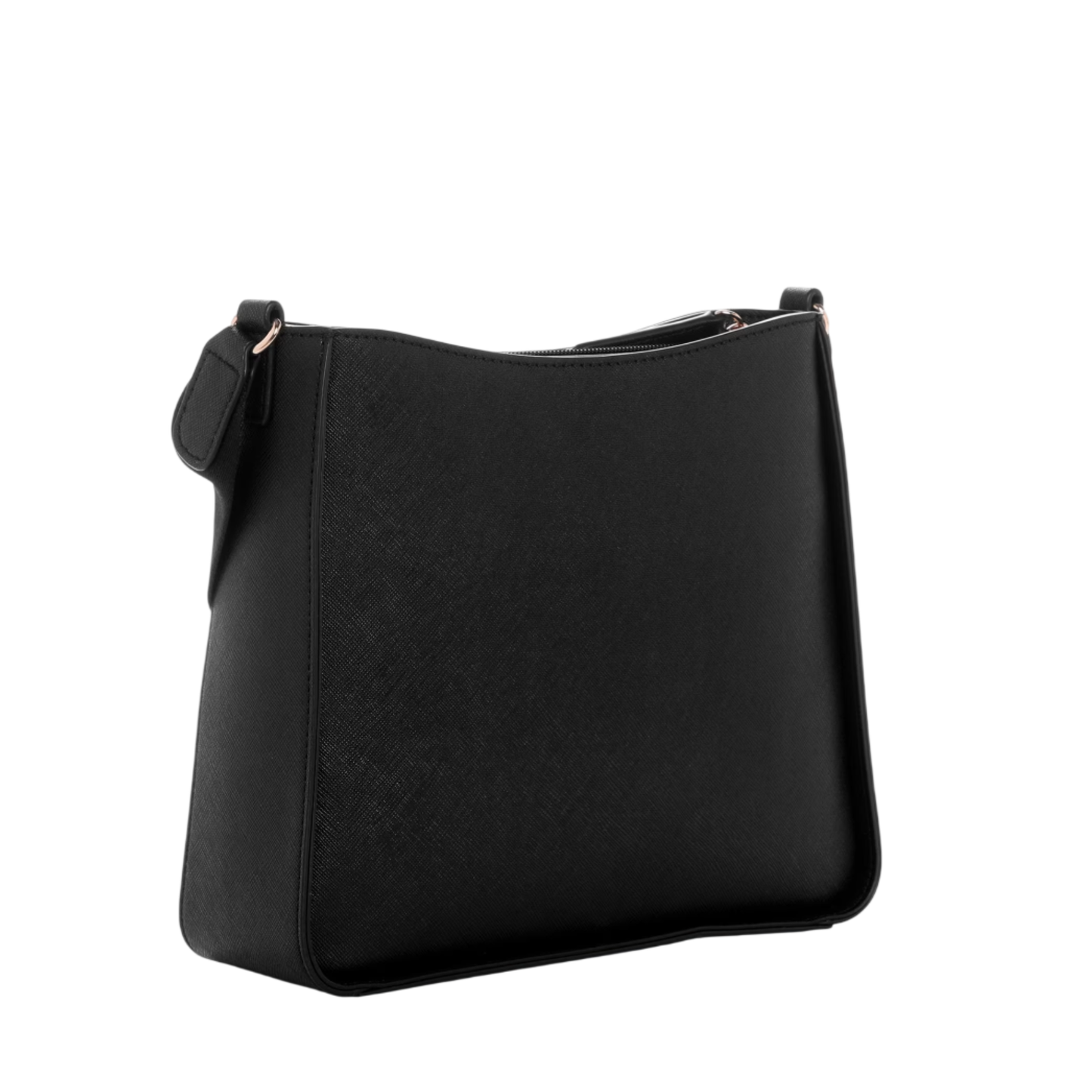 Bolsa Guess Cassidy Saffiano Crossbody Black