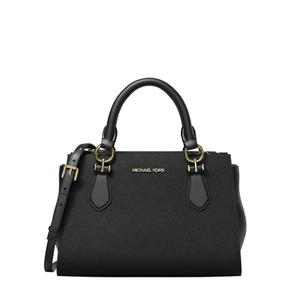 Bolsa Michael Kors Marilyn Small Leather Satchel Black