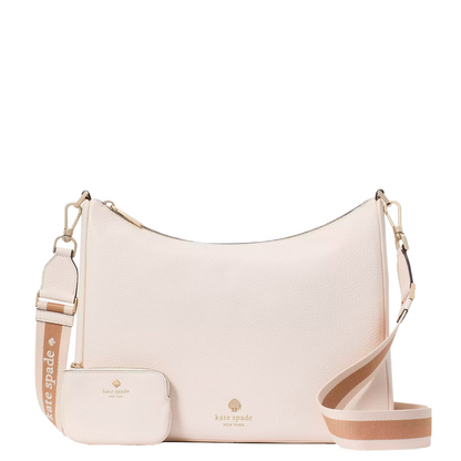 Bolsa Kate Spade Emma Large Crossbody Parchment