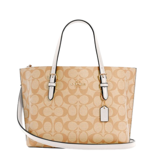 Bolsa Coach Tote Mollie 25 In Signature Canvas