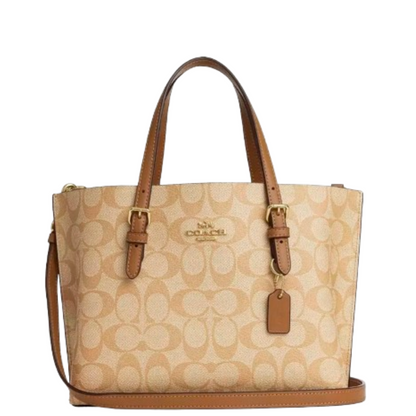 Bolsa Coach Mollie Tote 25 In Signature Canvas