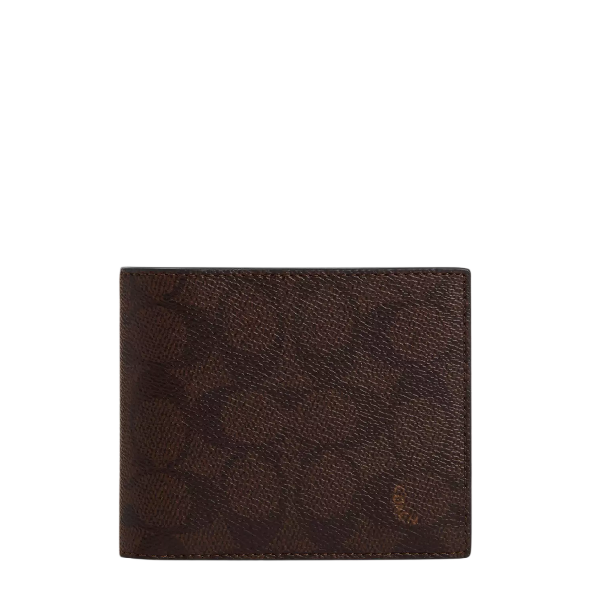 Cartera Coach 3 In 1 Wallet In Blocked Signature Canvas Mahogany Multi