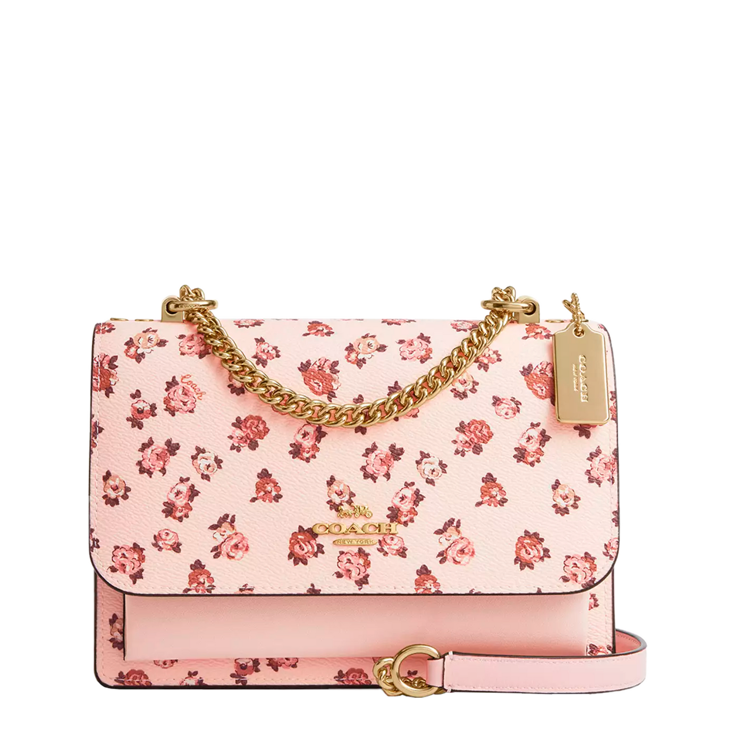 Bolsa Coach Klare Crossbody Bag With Rose Print Blush Multi