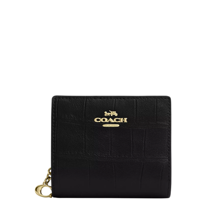 Cartera Coach Snap Wallet Black
