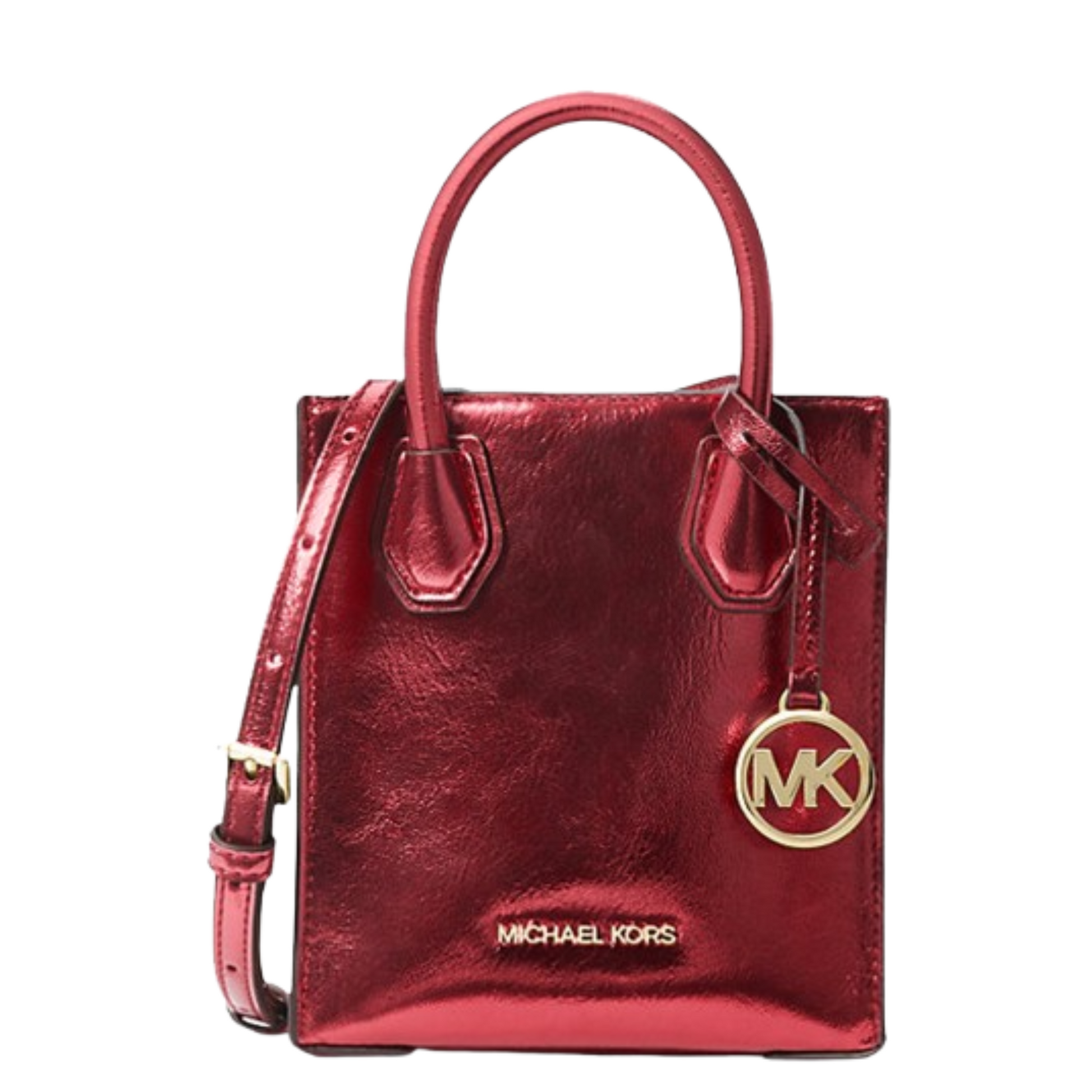 Bolsa Michael Kors Mercer Extra Small Patent Crossbody Bag Furore