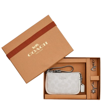 Bolsa Coach Boxed Nolita 15 In Signature Canvas Chalk Glacier White Multi