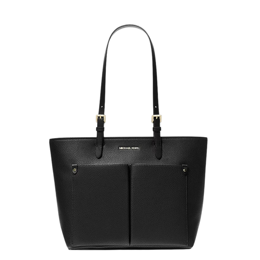 Bolsa Michael Kors Jet Set Medium Pocket Tote Bag Black