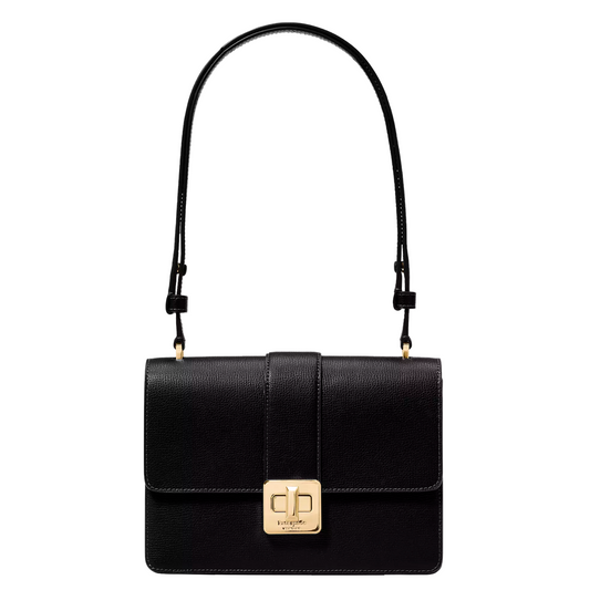 Bolsa Kate Spade Phoebe Turnlock Shoulder Bag Black