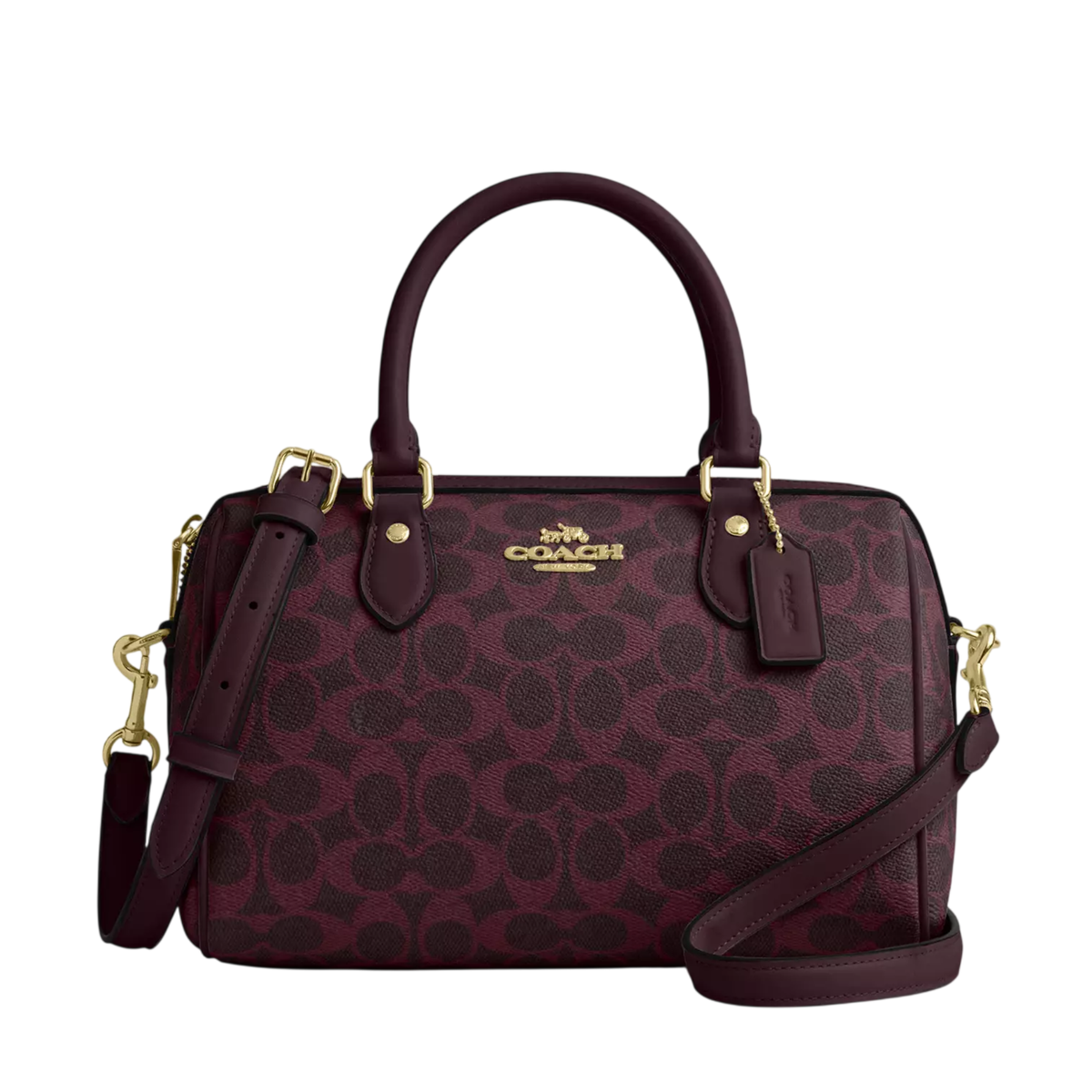 Bolsa Coach Rowan Satchel Bag In Signature Canvas