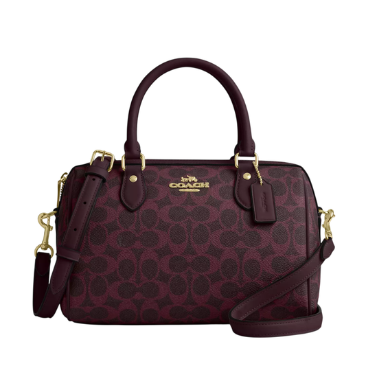 Bolsa Coach Rowan Satchel Bag In Signature Canvas