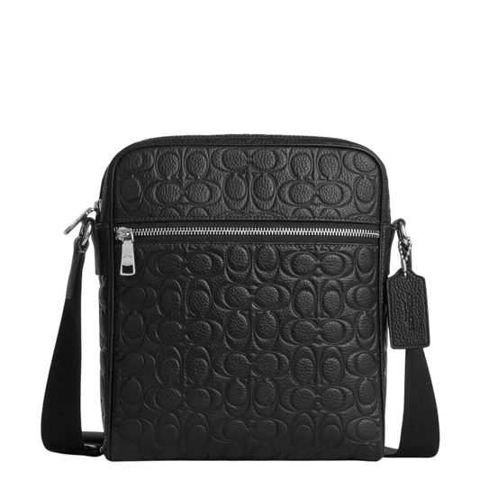 Bandolera Coach Tristan Crossbody Bag 22 In Signature Leather Black
