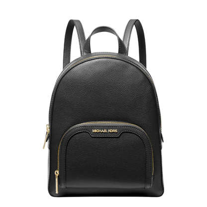 Mochila Michael Kors Jaycee Medium Pebbled Leather Backpack Black