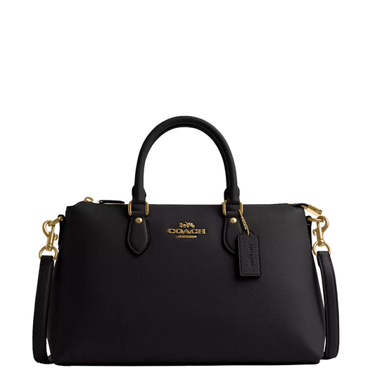 Bolsa Coach Georgia Satchel Bag Black