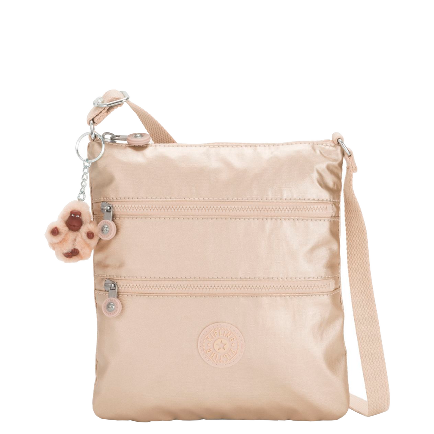 Bolsa Kipling Keiko Crossbody Mini Bag Starry Gold Metallic