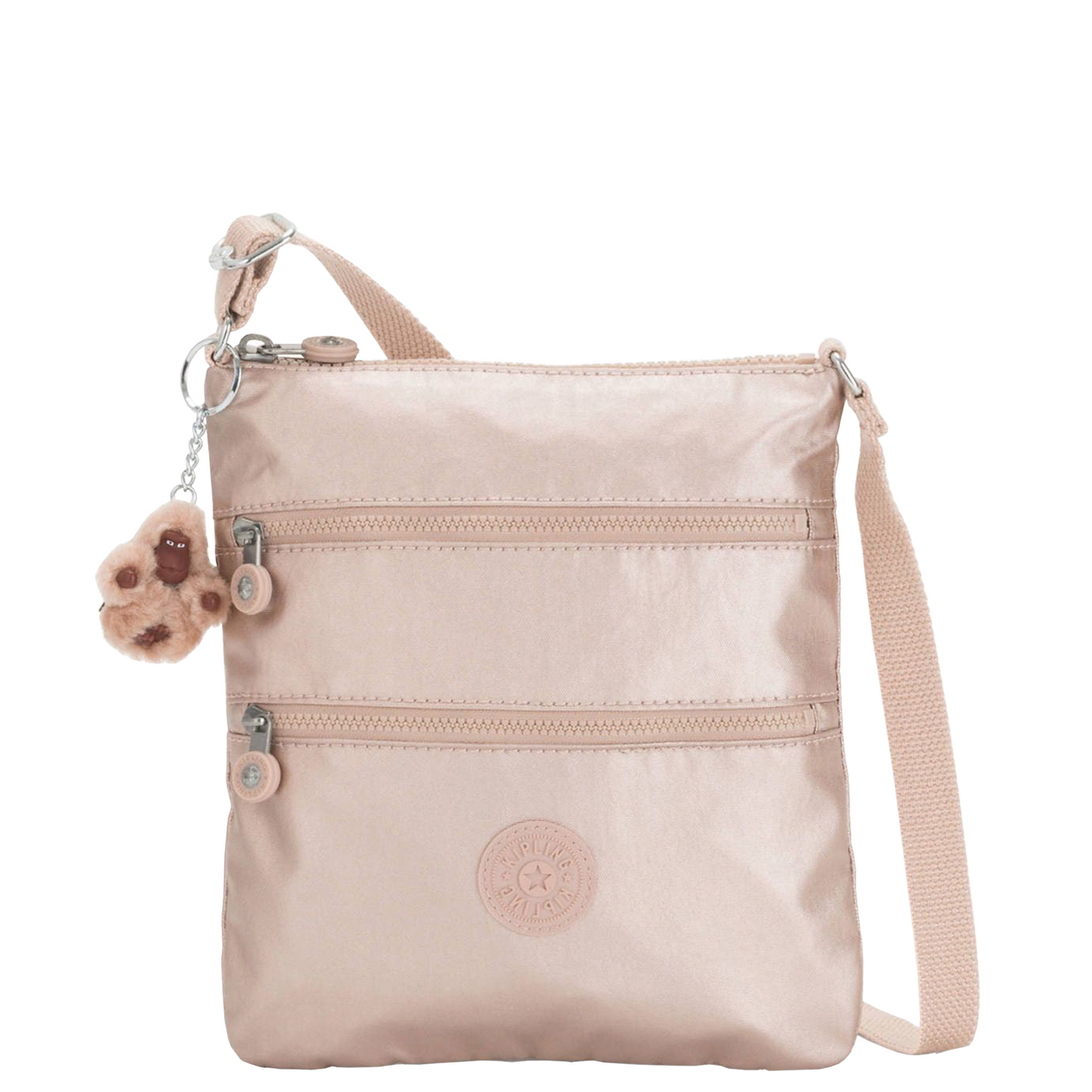 Bolsa Kipling Keiko Crossbody Mini Bag Quartz Metallic