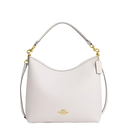 Bolsa Coach Laurel Large Shoulder Bag Chalk