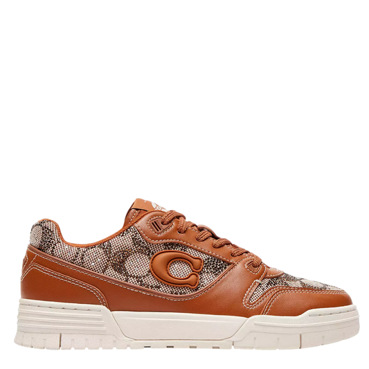Tenis Coach Soho Sneaker With Crystal Signature Jacquard Cocoa Burnished Amber