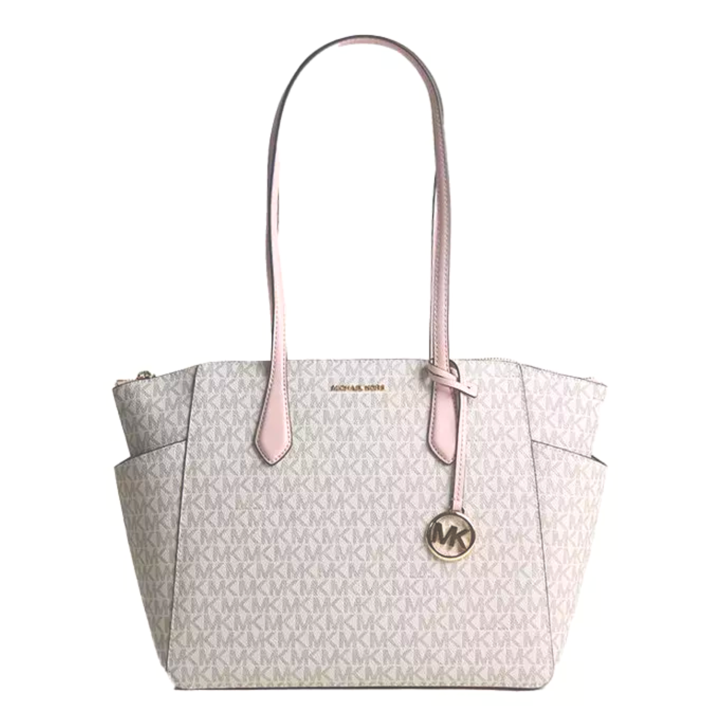 Bolsa Michael Kors Marilyn Medium Signature Logo Tote Bag Powder Blush