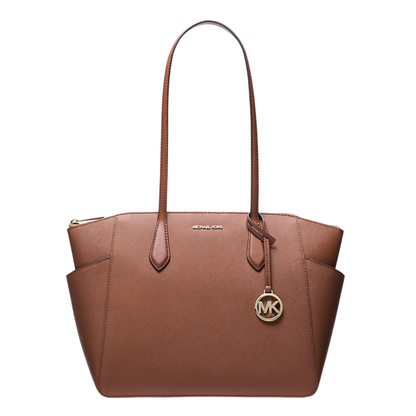 Bolsa Michael Kors Marilyn Medium Saffiano Leather Tote Bag Luggage