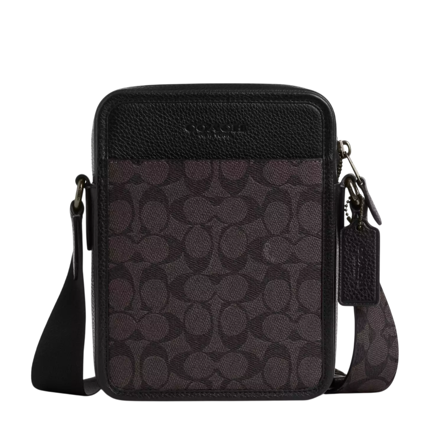 Bandolera Coach Sullivan Crossbody In Signature Canvas Walnut Black