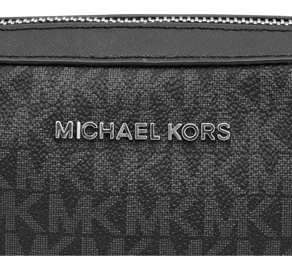 Bolsa Michael Kors Jet Set Large East West Logo Crossbody Black