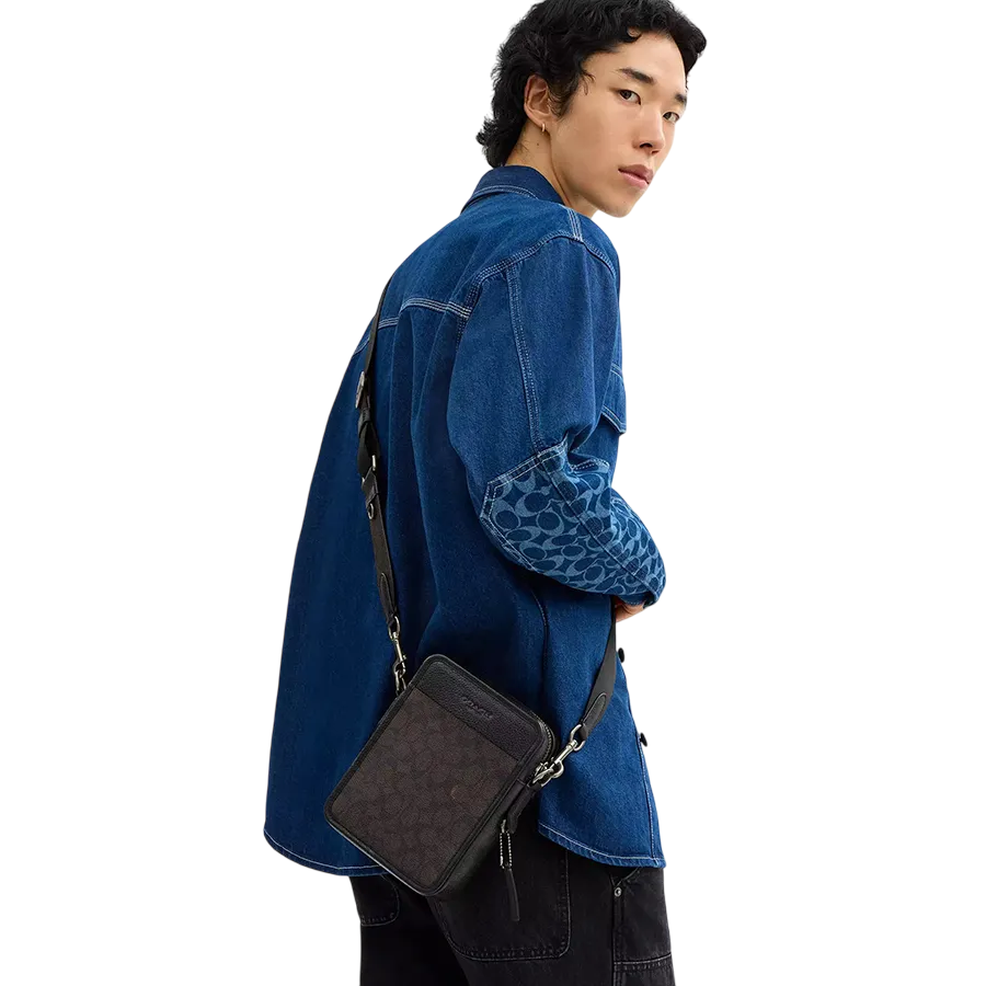 Bandolera Coach Sullivan Crossbody In Signature Canvas Brown