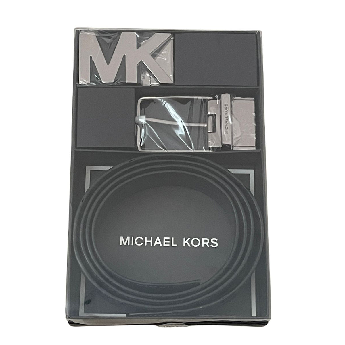 Cinturón Michael Kors 4-in-1 Logo Belt Box Set Black