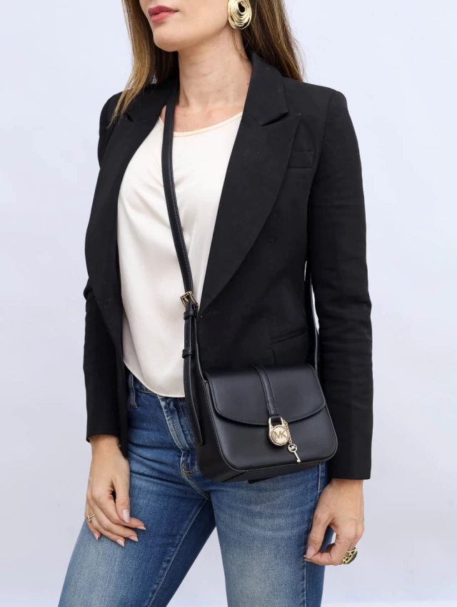Bolsa Michael Kors Lyra Flap Black