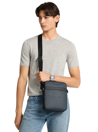 Bandolera Michael Kors Cooper Signature Logo Flight Bag