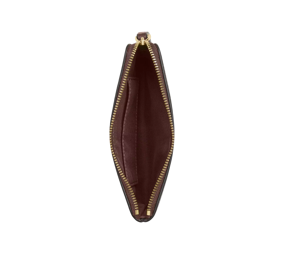 Monedero Coach Corner Zip Wristlet Maple