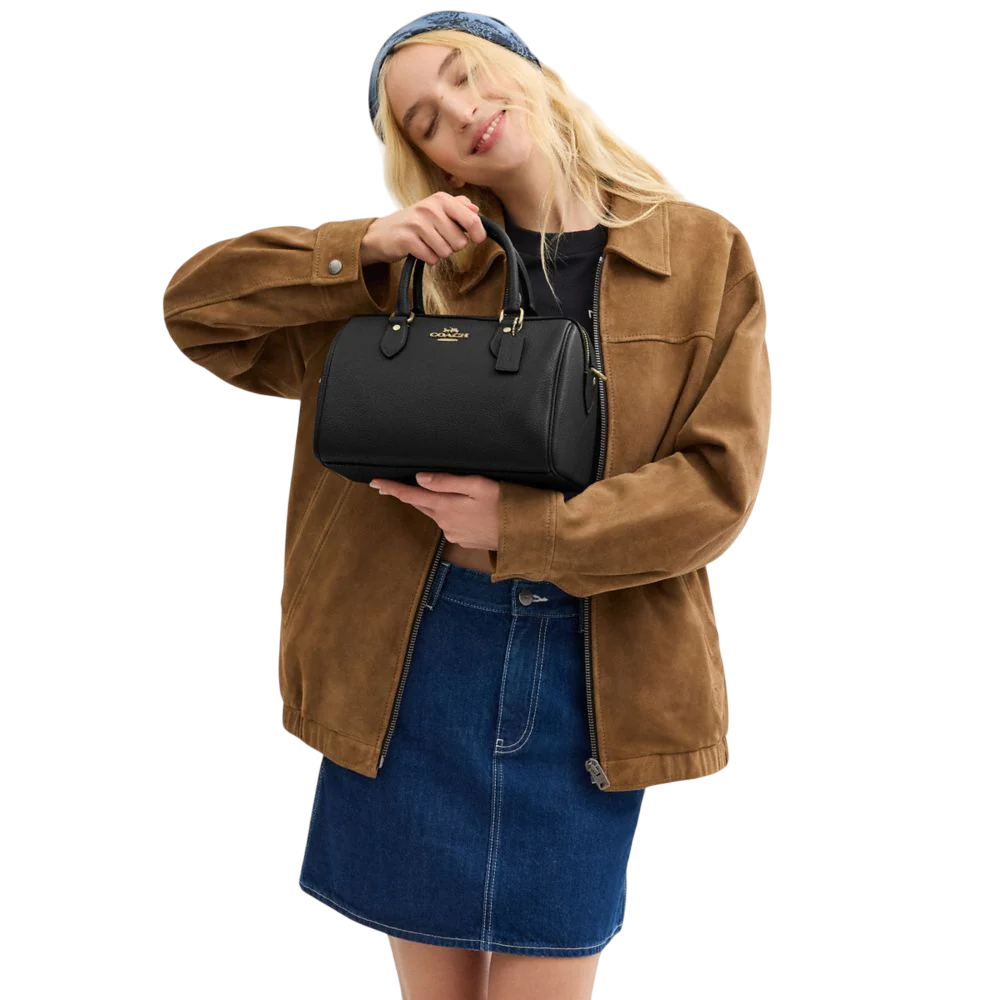 Bolsa Coach Rowan Satchel Black