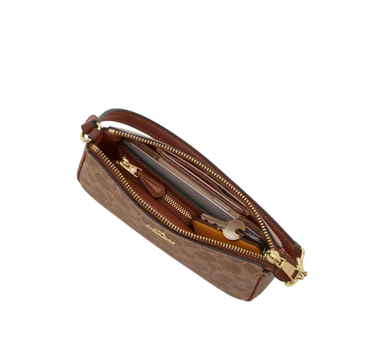 Bolsa Coach Nolita 19 In Signature Canvas Tan Brown