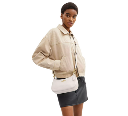 Bolsa Coach Teri Shoulder Bag Chalk