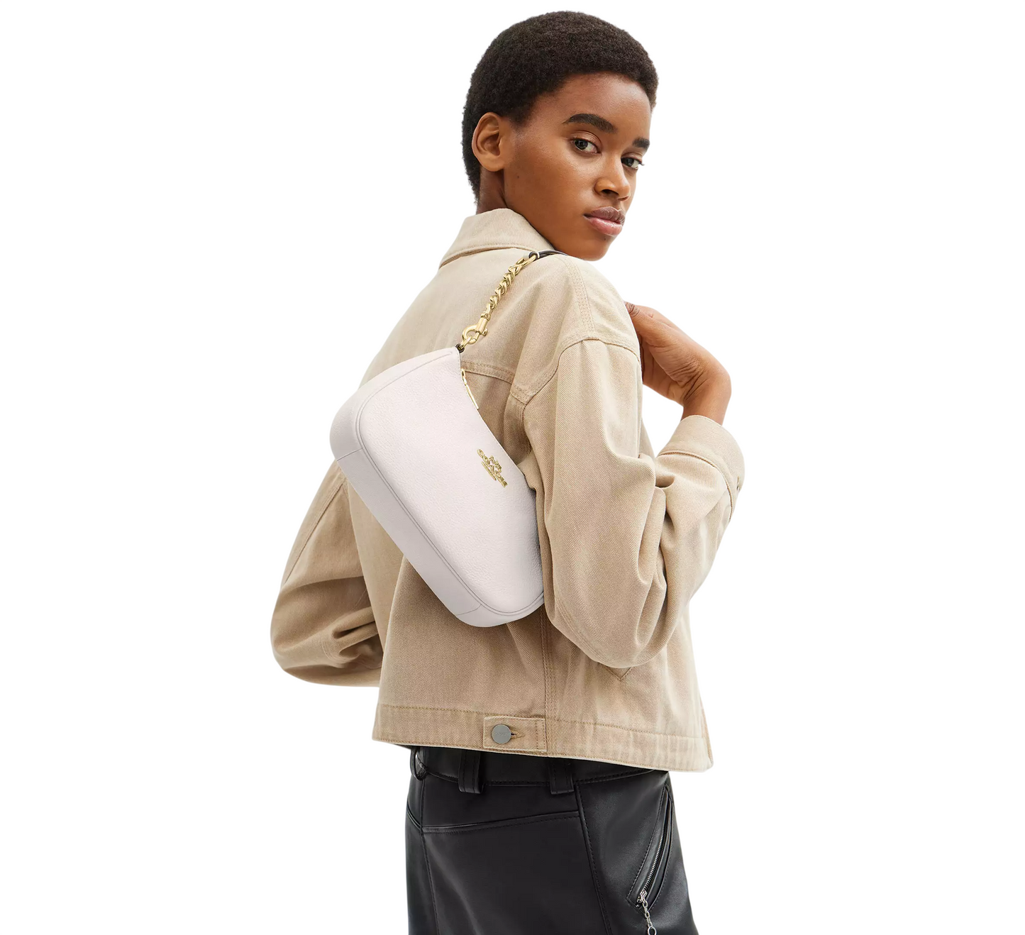 Bolsa Coach Teri Shoulder Bag Chalk