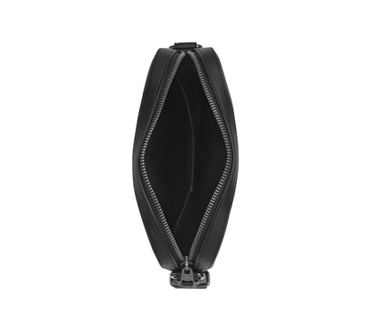 Bandolera Coach Houston Flight Bag In Signature Canva Charcoal Black